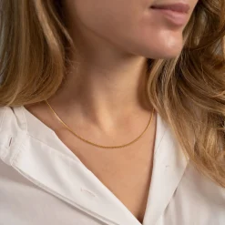 SIA MINI PANZER SOLID GOLD CHAIN - Sisi Copenhagen