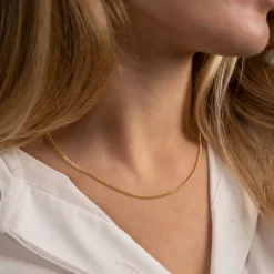 SIA MINI PANZER SOLID GOLD CHAIN - Sisi Copenhagen