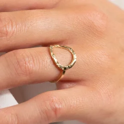SIERRA SOLID GOLD RING
