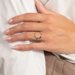 SIERRA SOLID GOLD RING