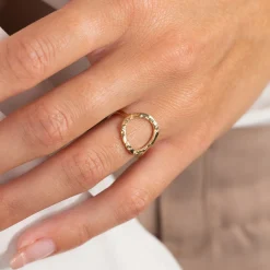 SIERRA SOLID GOLD RING