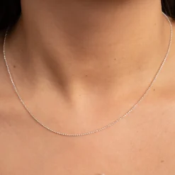 SIMPLE BALL SILVER CHAIN - Sisi Copenhagen