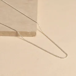 SIMPLE BALL SILVER CHAIN - Sisi Copenhagen