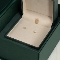 SIMPLE DIAMOND STUD EARRING - 0.75ct - YG