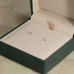 SIMPLE DIAMOND STUD EARRING - 0.2ct - WG