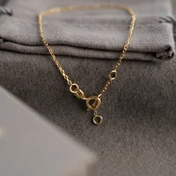 SIMPLE LINK SOLID GOLD BRACELET - Sisi Copenhagen
