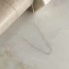 SIMPLE LINK SOLID GOLD CHAIN - 14K WG
