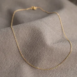 SIMPLE LINK SOLID GOLD CHAIN - Sisi Copenhagen