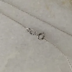 SIMPLE LINK SOLID GOLD CHAIN - 14K WG