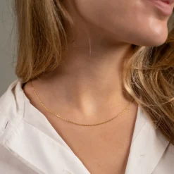 SIMPLE LINK SOLID GOLD CHAIN - Sisi Copenhagen