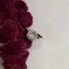SIMPLE ROUND HALO DIAMOND RING - 1.0ct - WG