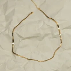 Slangehalskæde | Aya silver chain | Smykkebutik på Østerbro