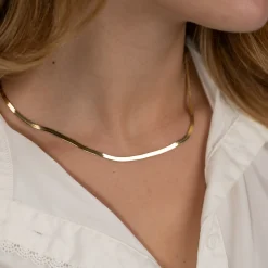 Slangehalskæde | Aya silver chain | Smykkebutik på Østerbro