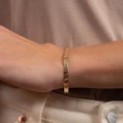 Slangekæde armbånd | Aya golden bracelet | Bestil online