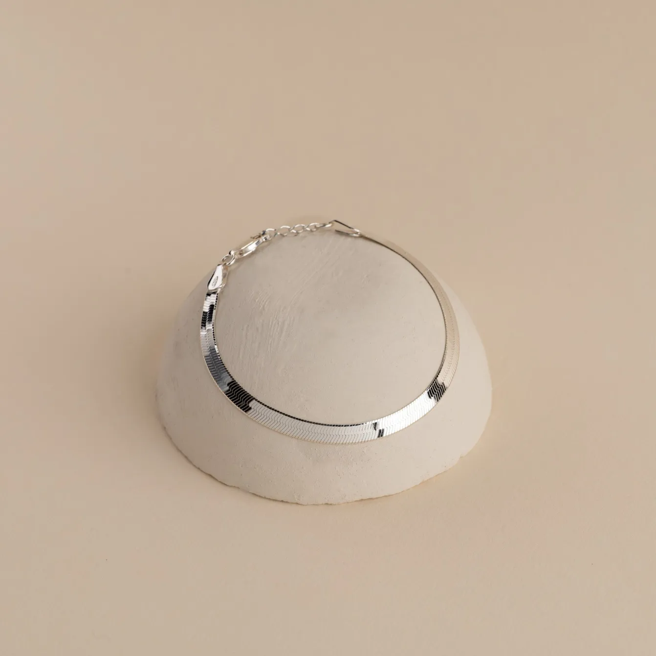 Sølv slangekæde armbånd | Aya silver bracelet | Se udvalget