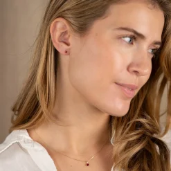 SOLEY RUBY SOLID GOLD PENDANT