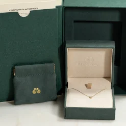 SOLITAIRE BEZEL DIAMOND NECKLACE - 0.1ct - YG
