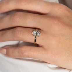 SOLITAIRE OVAL-CUT DIAMOND RING - 2.0ct - YG