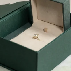SOLITAIRE OVAL-CUT DIAMOND RING - 1.5ct - YG