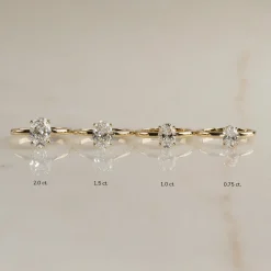 SOLITAIRE OVAL-CUT DIAMOND RING - 1.0ct - YG