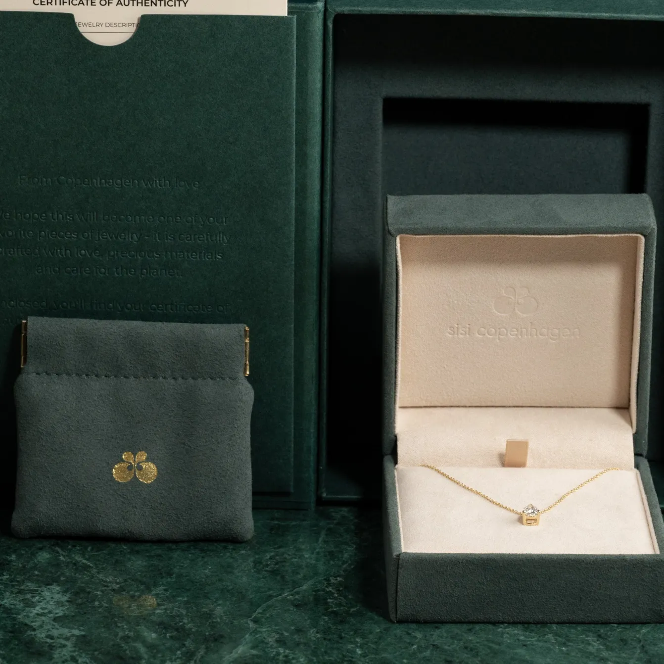 SOLITAIRE PEAR DIAMOND PENDANT - 0.65ct - YG