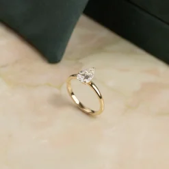 SOLITAIRE PEAR DIAMOND RING - 1.2ct - YG