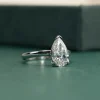 SOLITAIRE PEAR DIAMOND RING - 2.0ct - WG