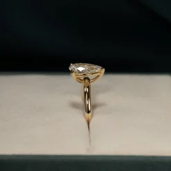 SOLITAIRE PEAR DIAMOND RING - 2.0ct - YG