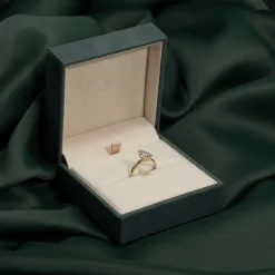 SOLITAIRE PEAR DIAMOND RING - 2.0ct - YG