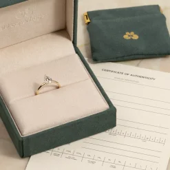 SOLITAIRE PEAR DIAMOND RING - 1.2ct - YG