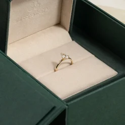 SOLITAIRE PEAR DIAMOND RING - 1.2ct - YG