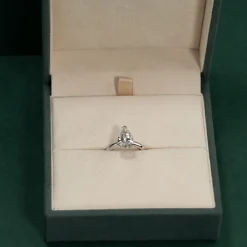 SOLITAIRE PEAR DIAMOND RING - 2.0ct - WG