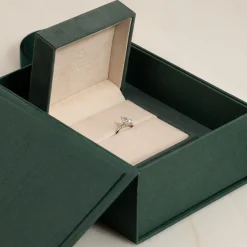 SOLITAIRE PEAR DIAMOND RING - 1.2ct - WG