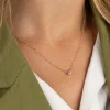 SOLITAIRE PRONG DIAMOND NECKLACE - 0.25ct - YG