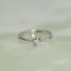 SOLITAIRE TRELLIS DIAMOND RING - 0.55ct - WG
