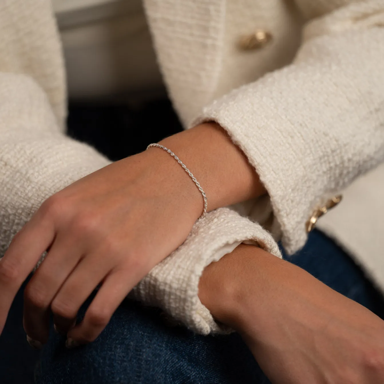 SVEA SMALL SILVER BRACELET