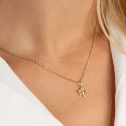 TREE OF LIFE SOLID GOLD PENDANT