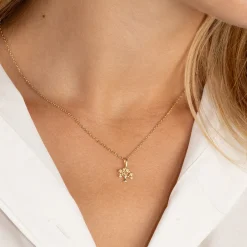 TREE OF LIFE SOLID GOLD PENDANT