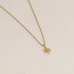 TREE OF LIFE SOLID GOLD PENDANT