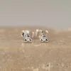 TRIA DOT SILVER EARRING