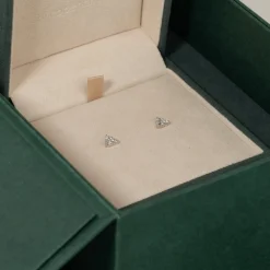 TRIO DIAMOND STUD EARRING - 0.43ct - WG