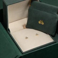 TRIO DIAMOND STUD EARRING - 0.43ct - YG