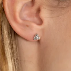 TRIO DIAMOND STUD EARRING - 0.43ct - WG