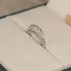 TWISTED ALLIANCE DIAMOND RING - 0.4ct - WG