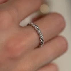 TWISTED ALLIANCE DIAMOND RING - 0.4ct - WG