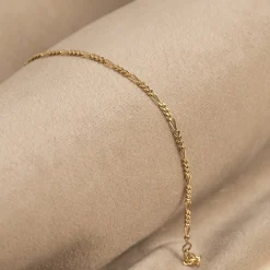 UMA FIGARO SOLID GOLD BRACELET