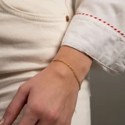 UMA FIGARO SOLID GOLD BRACELET