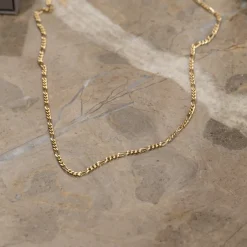 UMA FIGARO SOLID GOLD CHAIN