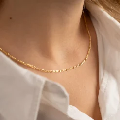 UMA FIGARO SOLID GOLD CHAIN