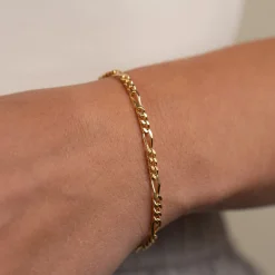 UMA MEDIUM FIGARO GOLDEN BRACELET - Sisi Copenhagen